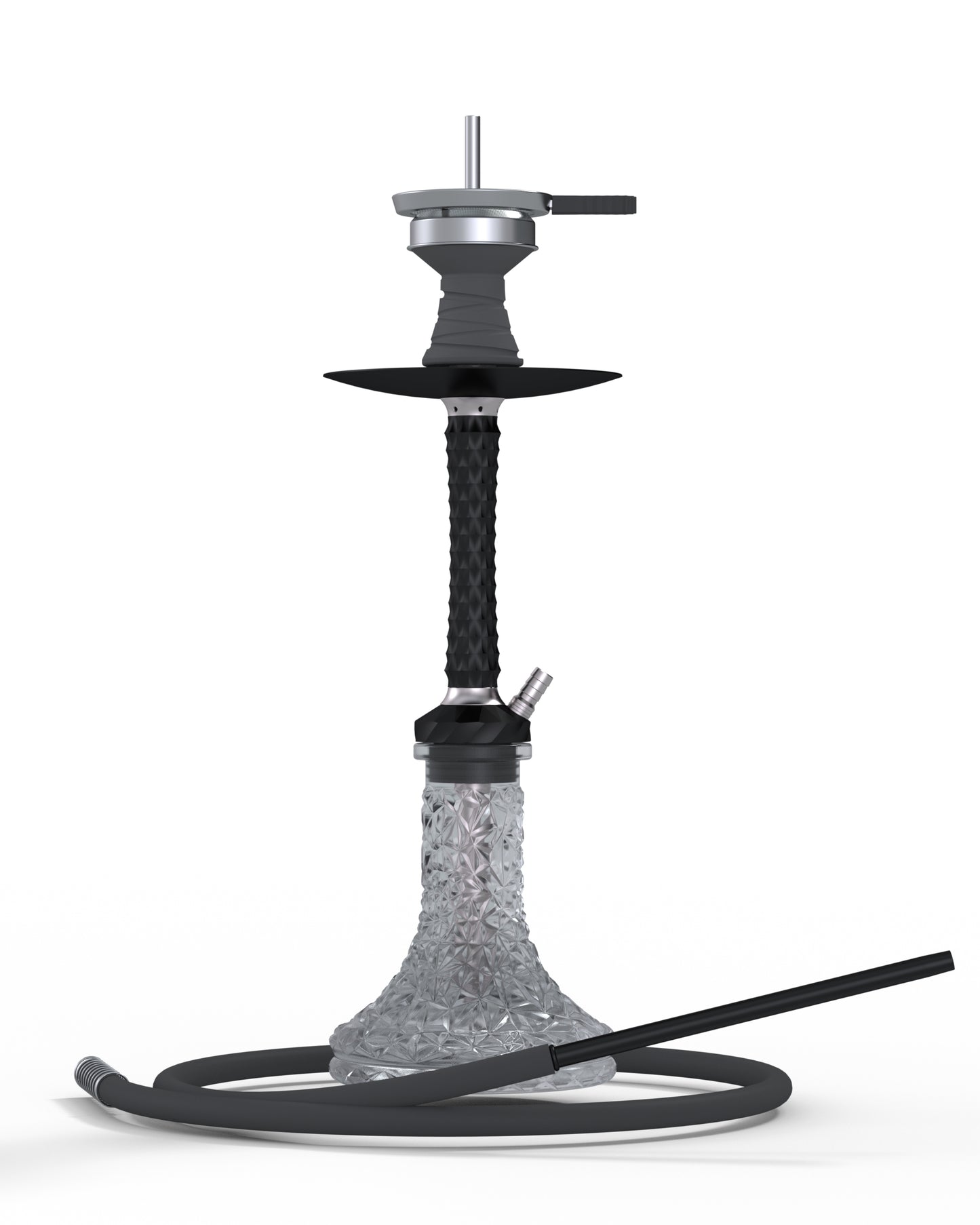 AGFYLIFE® Hookah Set with Everything - 22" Aluminum Glass Premium Shisha Hookah Complete Set